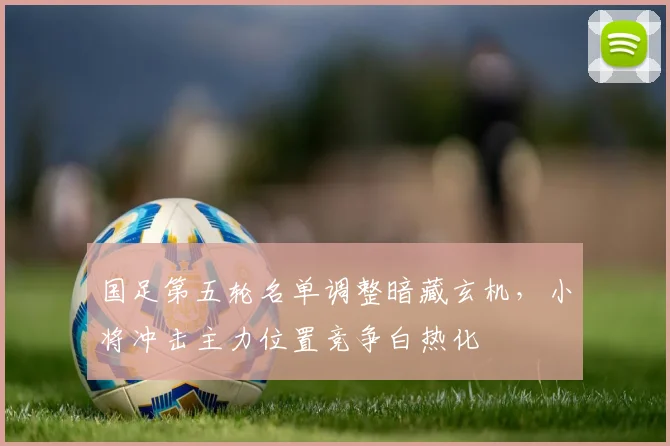 国足第五轮名单调整暗藏玄机，小将冲击主力位置竞争白热化